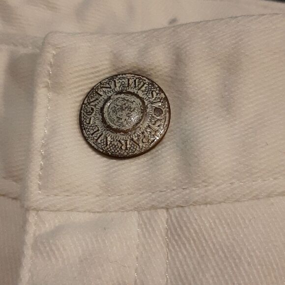 Nine West sz 12 white Capri pants - Picture 3 of 9